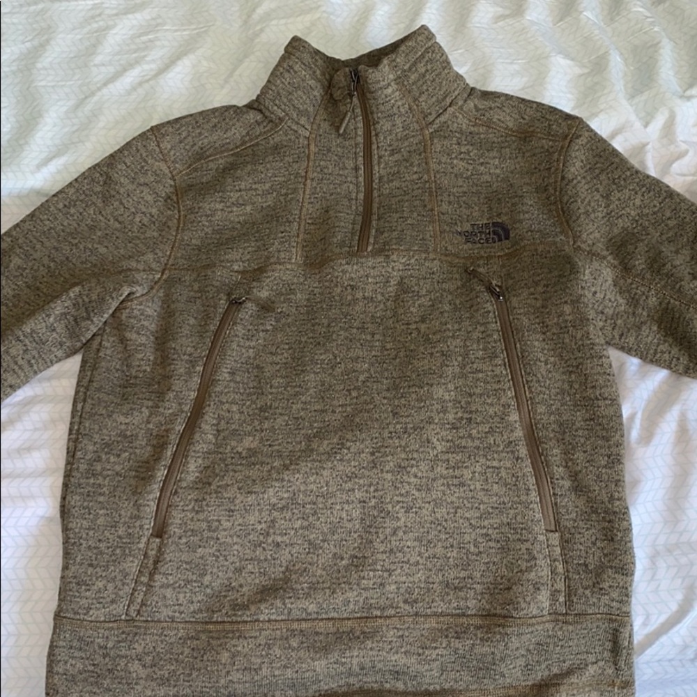 North Face 3 quarter zip